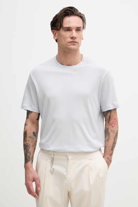 Paul&Shark t-shirt regular niebieski 25411026