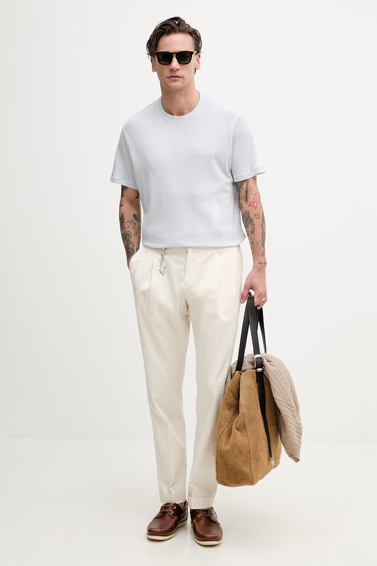 Paul&Shark t-shirt 25411026 niebieski SS26