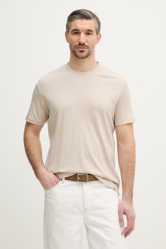 Paul&Shark t-shirt regular beżowy 25411026