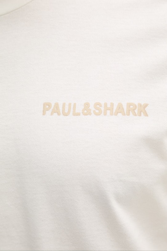 Paul&Shark t-shirt bawełniany 26411010 beżowy