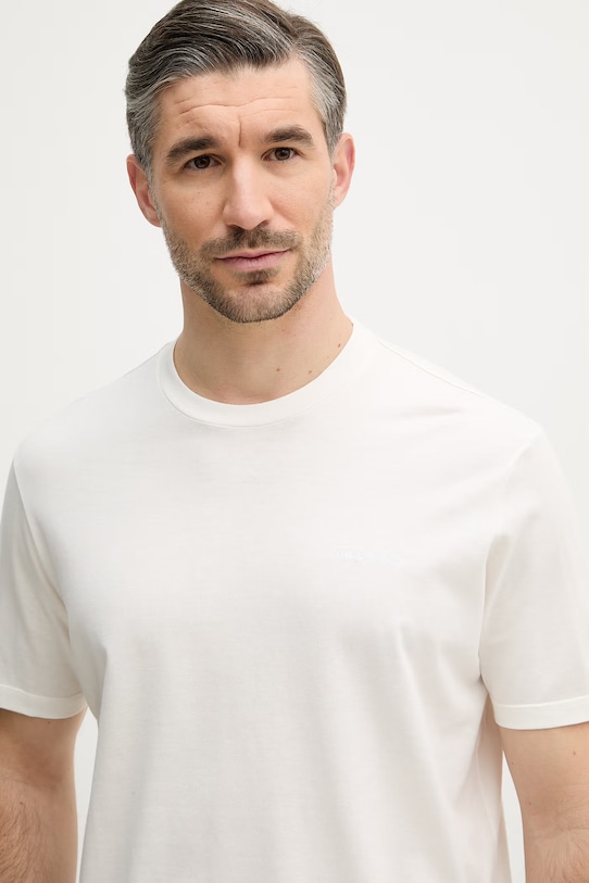 Paul&Shark t-shirt bawełniany beżowy 26411014