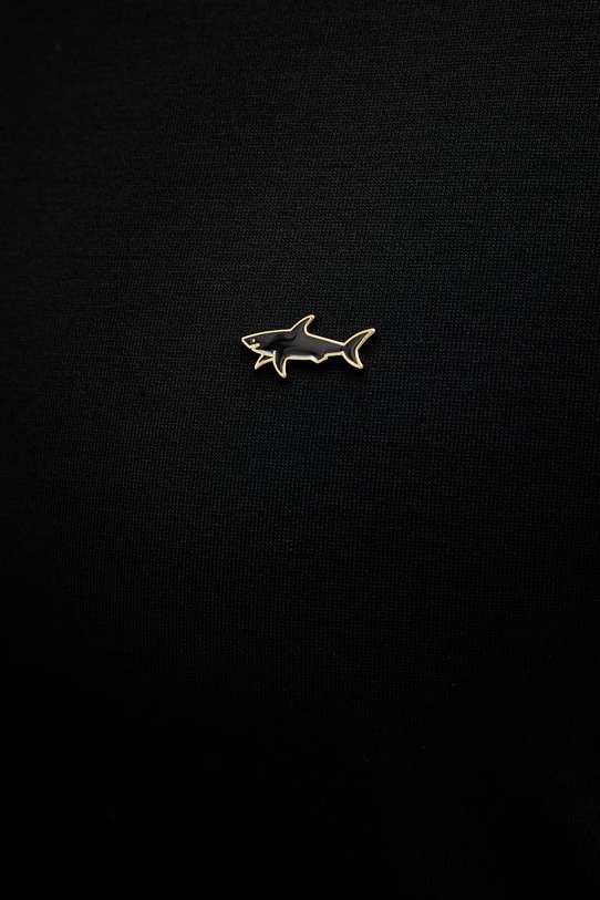 Paul&Shark t-shirt bawełniany 26411016 czarny