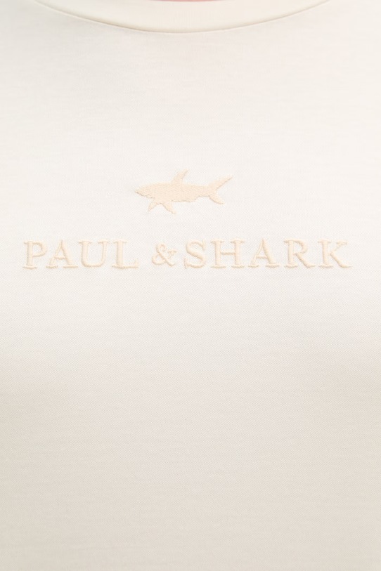 Paul&Shark t-shirt bawełniany 26411026 beżowy