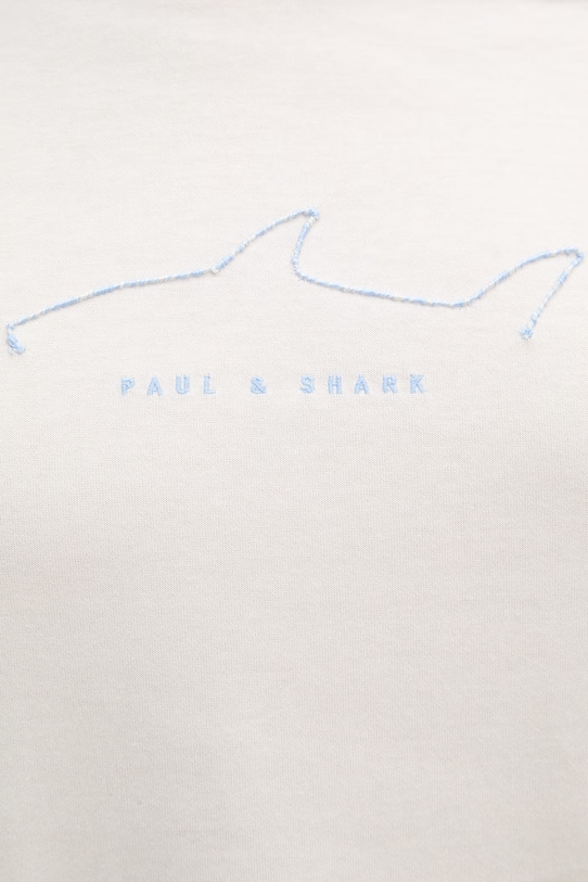 Paul&Shark t-shirt bawełniany 26411033 biały