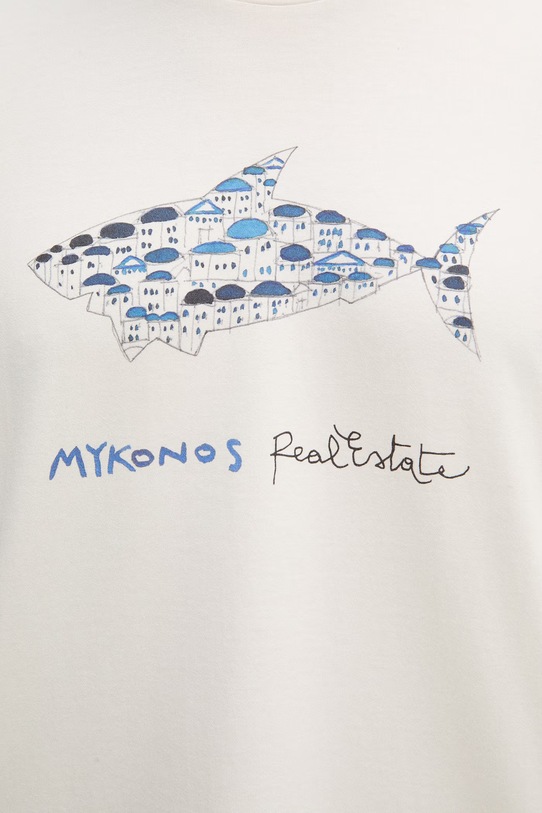 Paul&Shark t-shirt bawełniany 26411039 beżowy