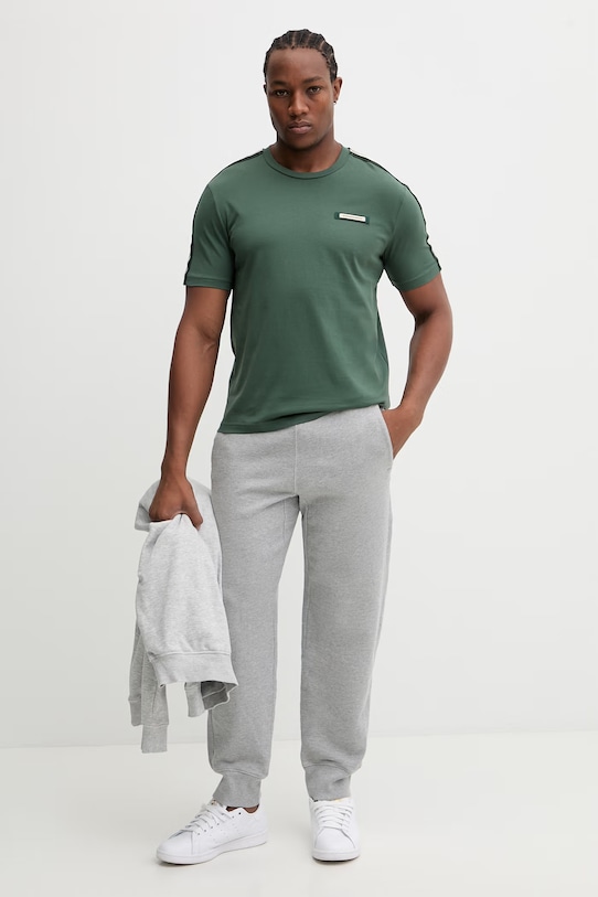 EA7 Emporio Armani t-shirt bawełniany AF10375.7M001476 zielony SS26