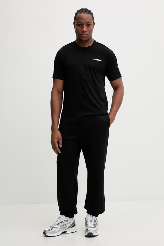 EA7 Emporio Armani t-shirt bawełniany AF10375.7M001476 czarny SS26