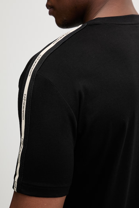 EA7 Emporio Armani t-shirt bawełniany AF10375.7M001476 czarny