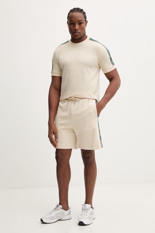 Kratka majica EA7 Emporio Armani AF16548.7M001507 bež SS26