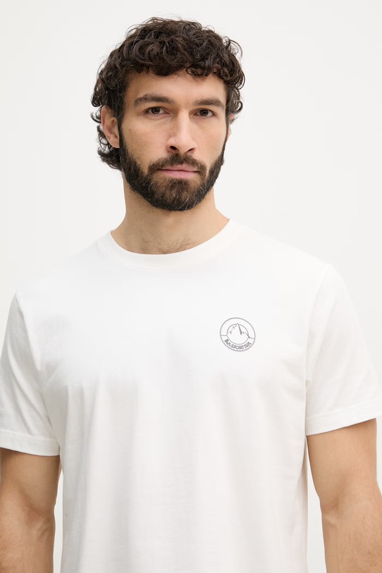 La Sportiva спортивна футболка чоловіча бавовняна Circle Logo бежевий ZACT244