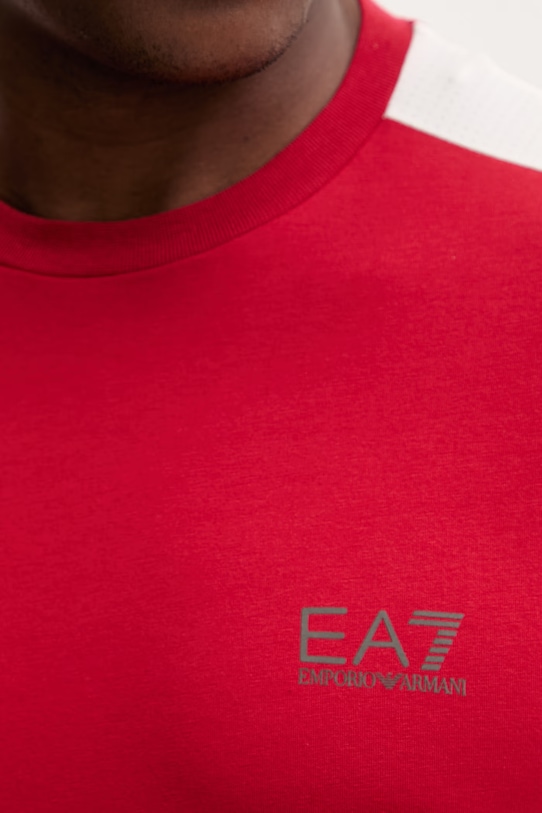 T-shirt προπόνησης EA7 Emporio Armani AF21787.7M001595 κόκκινο