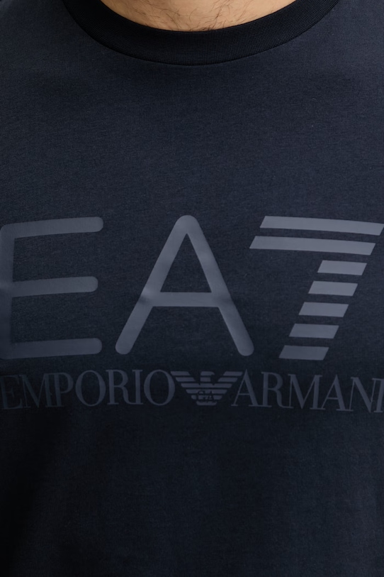 EA7 Emporio Armani t-shirt bawełniany AF22264.7M001412 granatowy