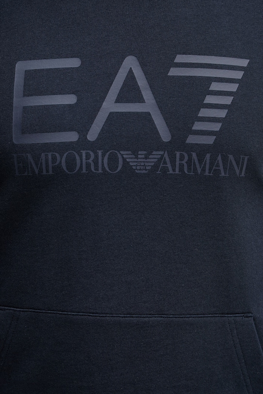 Pamučna dukserica EA7 Emporio Armani AF22266.7M001413 mornarsko plava