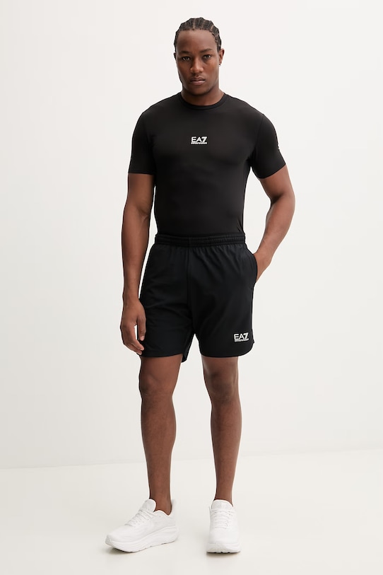 EA7 Emporio Armani t-shirt treningowy AF24495.7M000291 czarny SS26