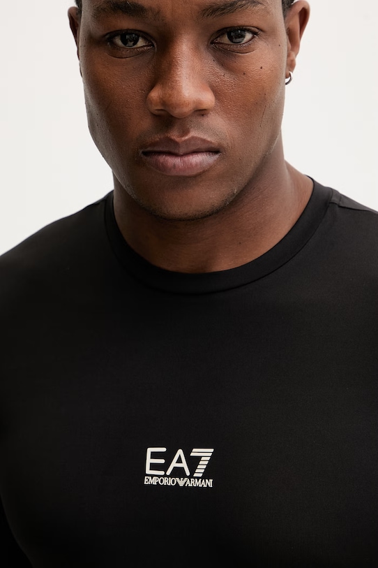 EA7 Emporio Armani t-shirt treningowy czarny AF24495.7M000291