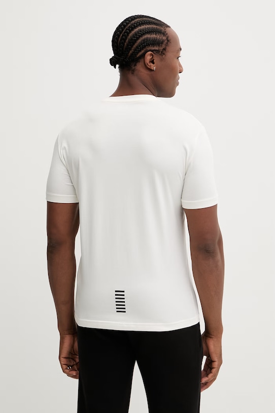 Μπλουζάκι EA7 Emporio Armani PJVQZ.8NPT26 μπεζ SS26