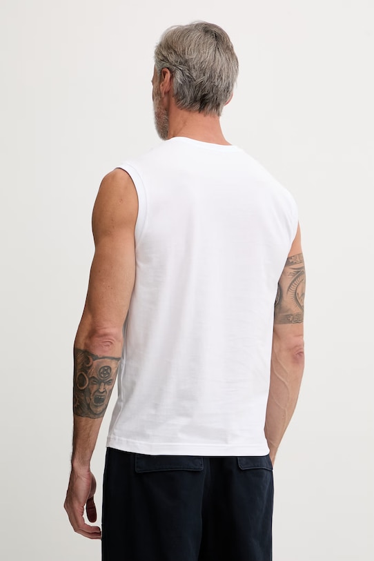 Odzież EA7 Emporio Armani top męski bawełniany AF10375.7M001306 biały