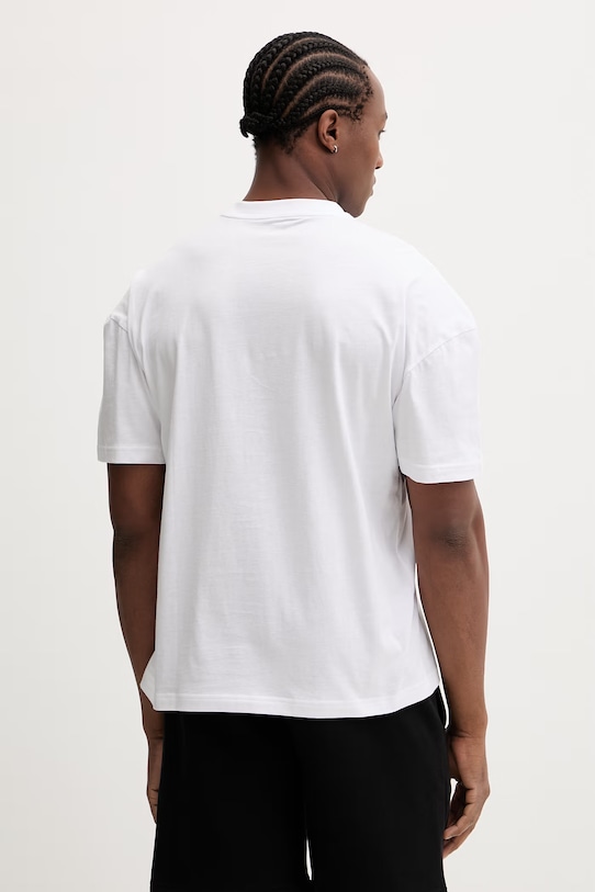 Ρούχα Βαμβακερό μπλουζάκι EA7 Emporio Armani AF10375.7M001309 λευκό
