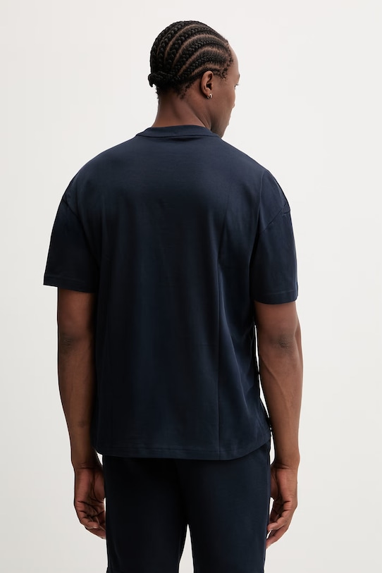 Ρούχα Βαμβακερό μπλουζάκι EA7 Emporio Armani AF10375.7M001309 σκούρο μπλε