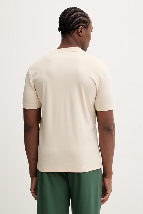 Odzież EA7 Emporio Armani t-shirt bawełniany AF10441.7M001498 beżowy