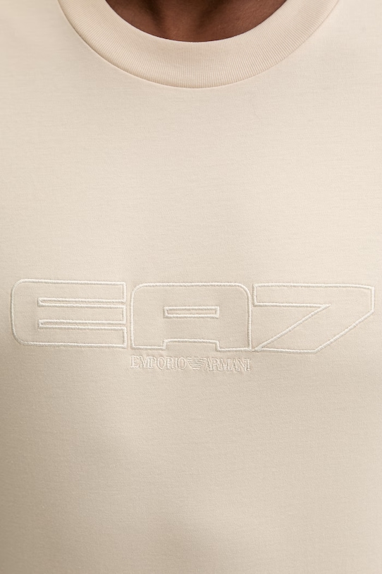EA7 Emporio Armani t-shirt bawełniany AF10441.7M001498 beżowy