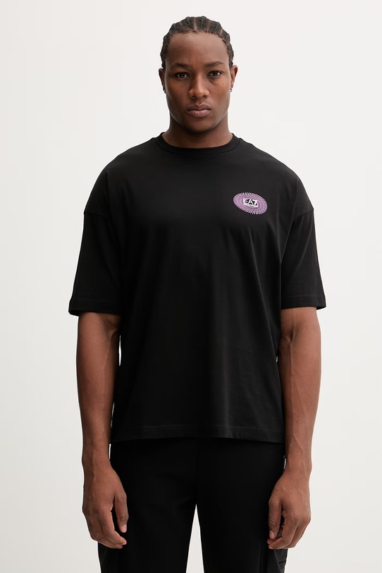 Odzież EA7 Emporio Armani t-shirt bawełniany AF22264.7M001419 czarny
