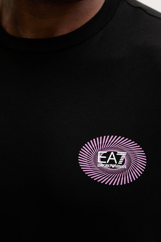 EA7 Emporio Armani t-shirt bawełniany AF22264.7M001419 czarny