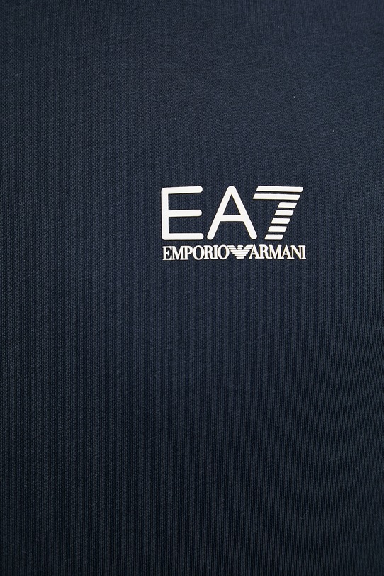 EA7 Emporio Armani T-shirt męski bawełniany AF10375.7M001624 granatowy