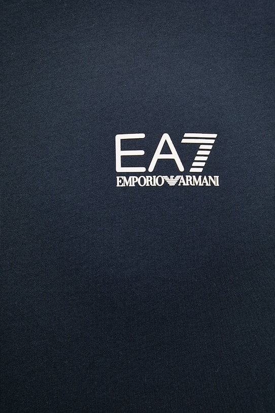 EA7 Emporio Armani T-shirt męski bawełniany AF10375.7M001624 granatowy