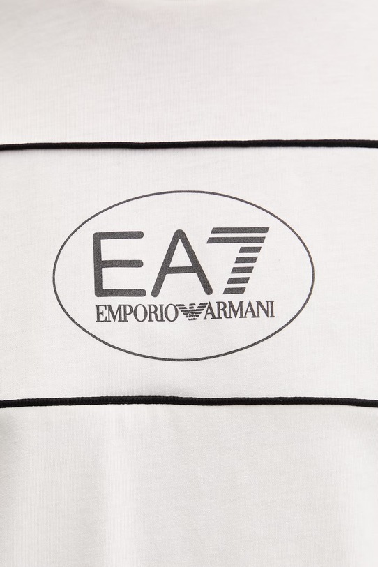 EA7 Emporio Armani T-shirt męski z bawełny AF16548.7M001494 beżowy