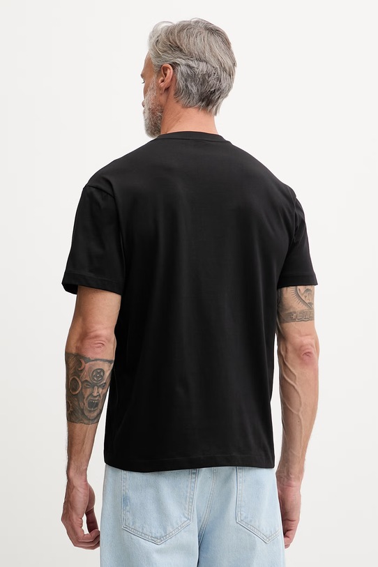 Odzież EA7 Emporio Armani T-shirt męski z bawełną AF16548.7M001494 czarny