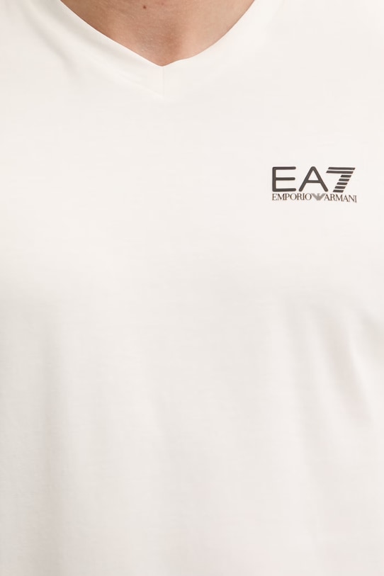 EA7 Emporio Armani тениска мъжка с памук PJVQZ.8NPT27 бежов