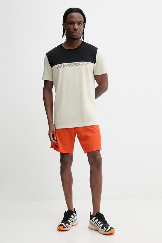 Dynafit t-shirt sportowy DRIRELEASE 08.0000071689 beżowy SS26