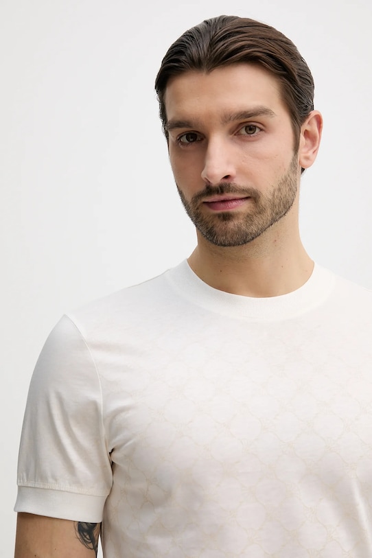 Joop! t-shirt bawełniany beżowy 30100492