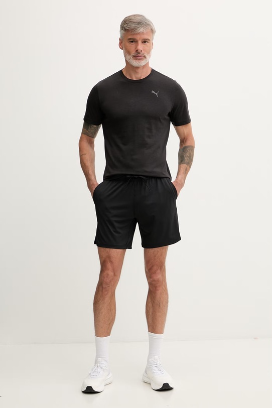 Puma T-shirt treningowy męski GRAPHIC 528530 czarny SS26