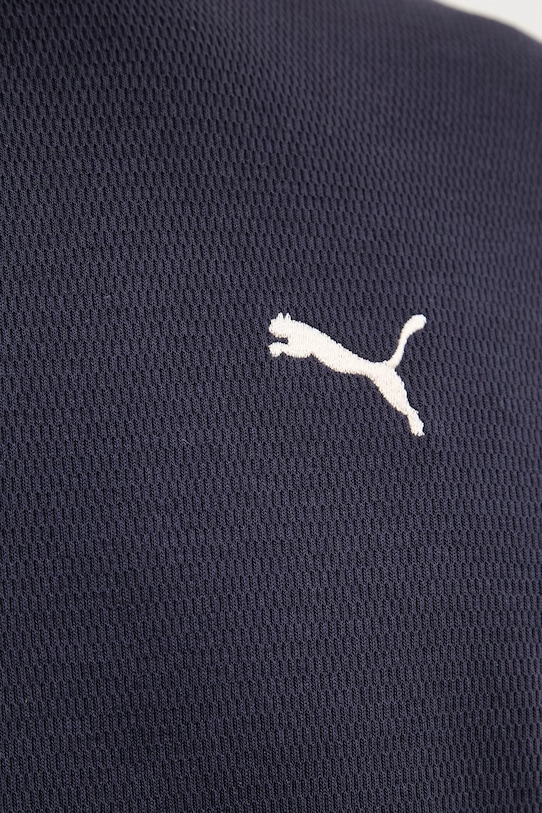 Puma T-shirt męski z bawełną Essential elevated 692018 granatowy