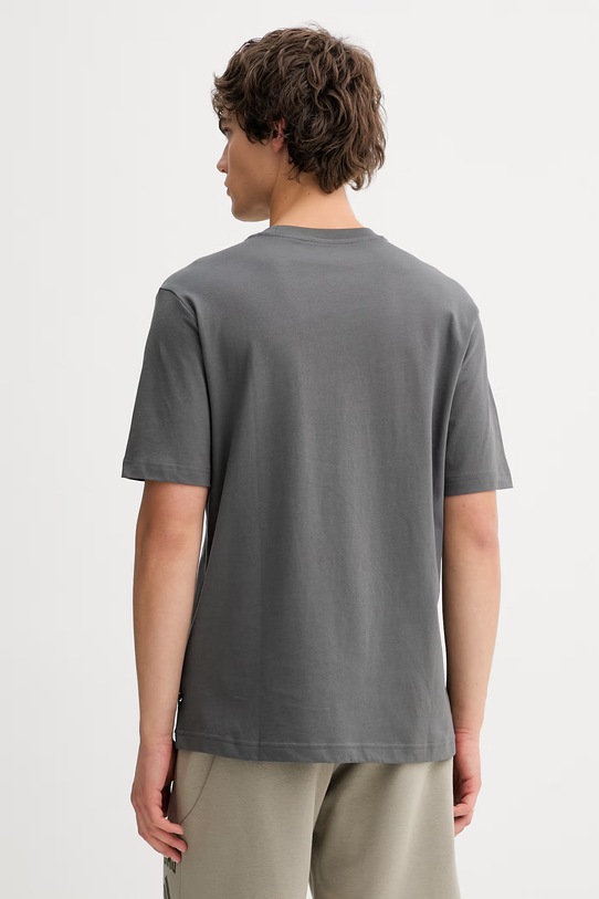 Odzież adidas t-shirt bawełniany Camo Explorer JZ7501 szary