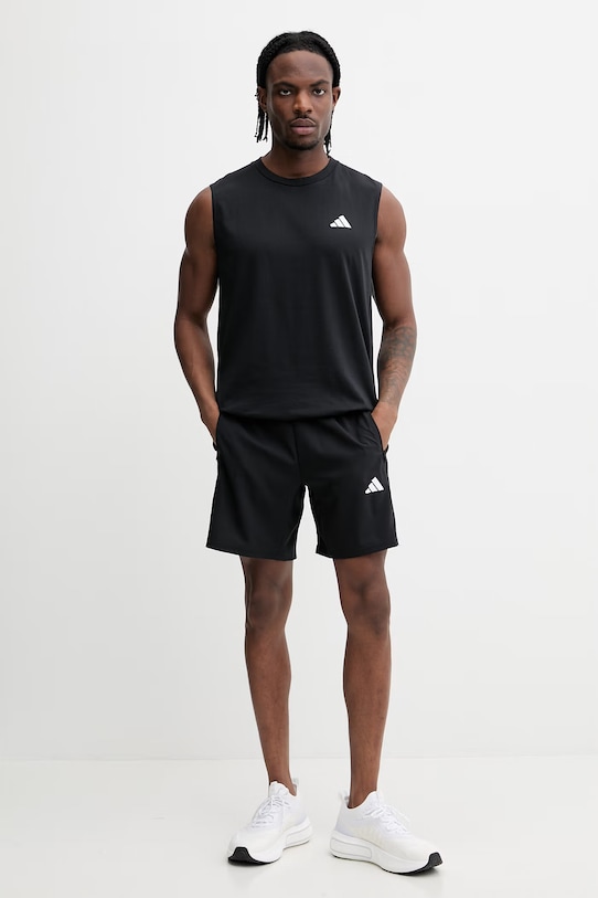 adidas Performance t-shirt treningowy regular czarny KA3523