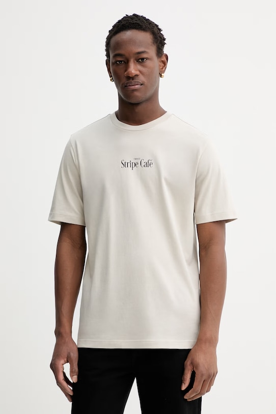 Abbigliamento adidas t-shirt in cotone Coffee Cafe KB2501 beige