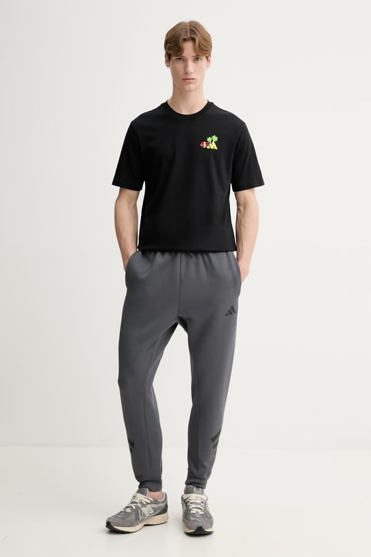 adidas t-shirt bawełniany Mini Surf KB2520 czarny SS26