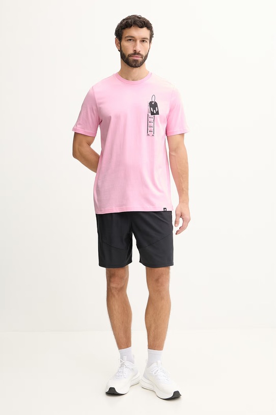 adidas Performance t-shirt treningowy KB9486 różowy SS26
