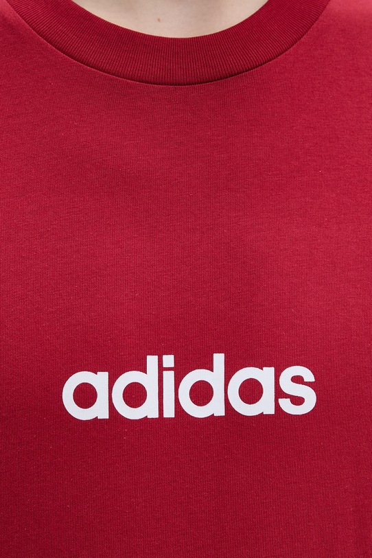 adidas t-shirt bawełniany KC0881 czerwony
