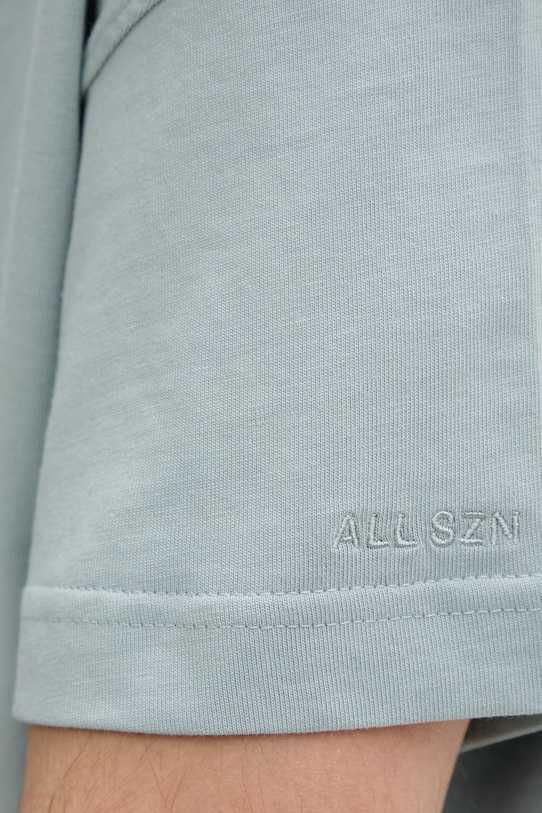 Βαμβακερό μπλουζάκι adidas KC3189 τιρκουάζ