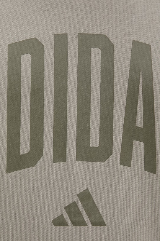 Βαμβακερό μπλουζάκι adidas Collegiate KC3417 πράσινο