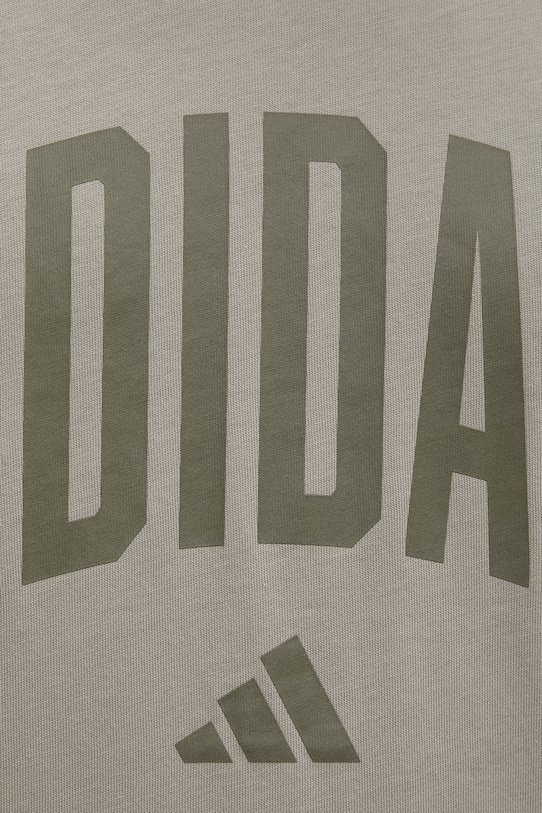 Βαμβακερό μπλουζάκι adidas Collegiate KC3417 πράσινο