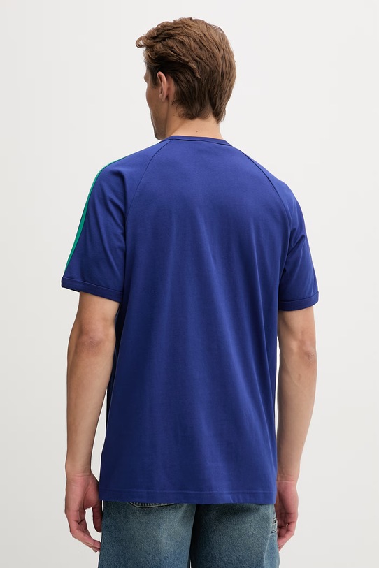 Îmbrăcăminte adidas Originals tricou pentru bărbați din bumbac KC8641 bleumarin