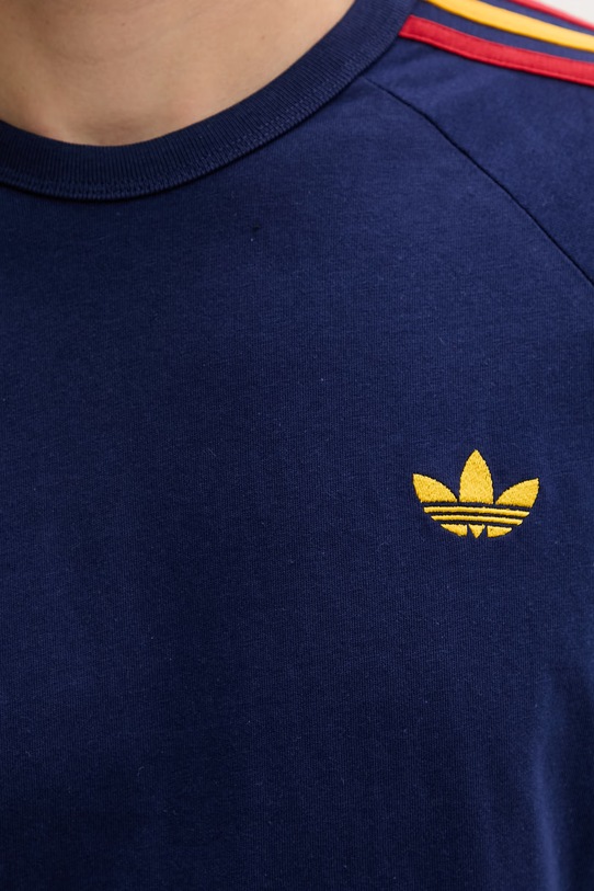 adidas Originals tricou oversized bărbătesc din bumbac KC8642 bleumarin