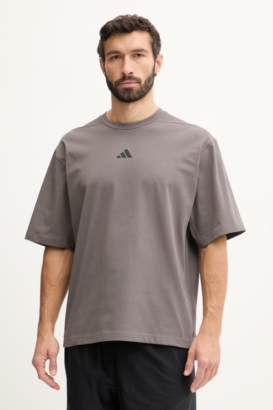 Odzież adidas Performance t-shirt treningowy KD0325 szary