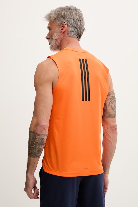 Ruházat adidas Performance edzős top férfi KD0374 narancssárga