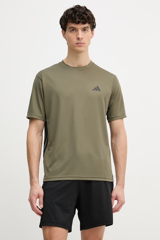 adidas Performance T-shirt treningowy męski zielony KD0703